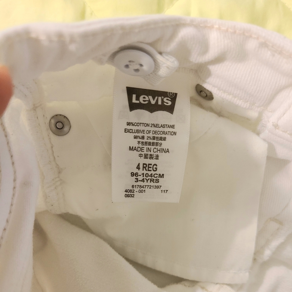 Levi's Bermuda Jeans Shorts w/ Sparkle Buttons - Picture 2 of 5